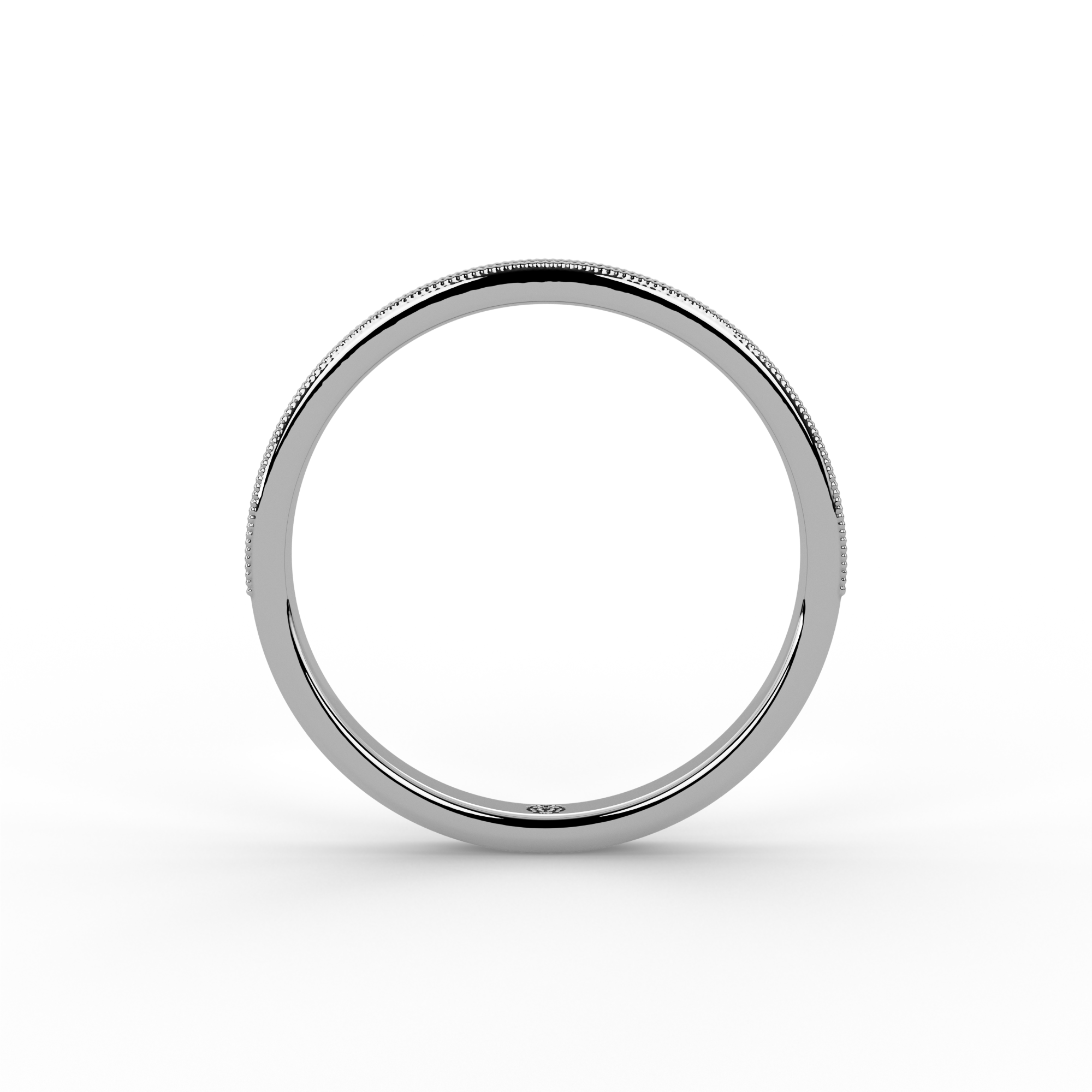 0.15ct - 2.20mm Marygate Diamond Wedding Ring from Michael Isaac York #metal_platinum