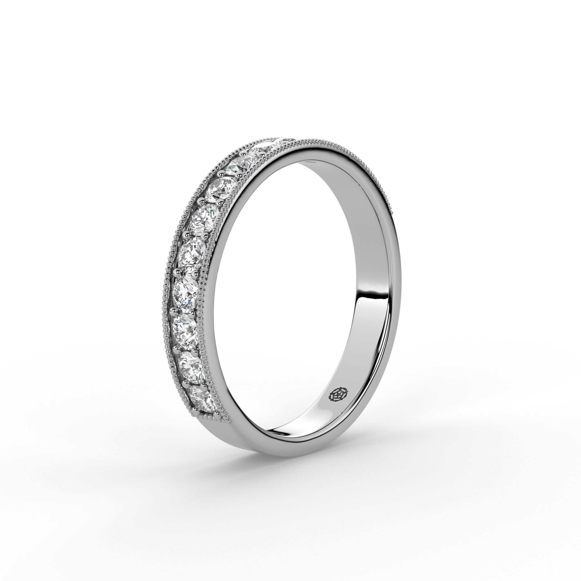 0.50ct - 3.10mm Marygate Diamond Wedding Ring from Michael Isaac York #metal_platinum