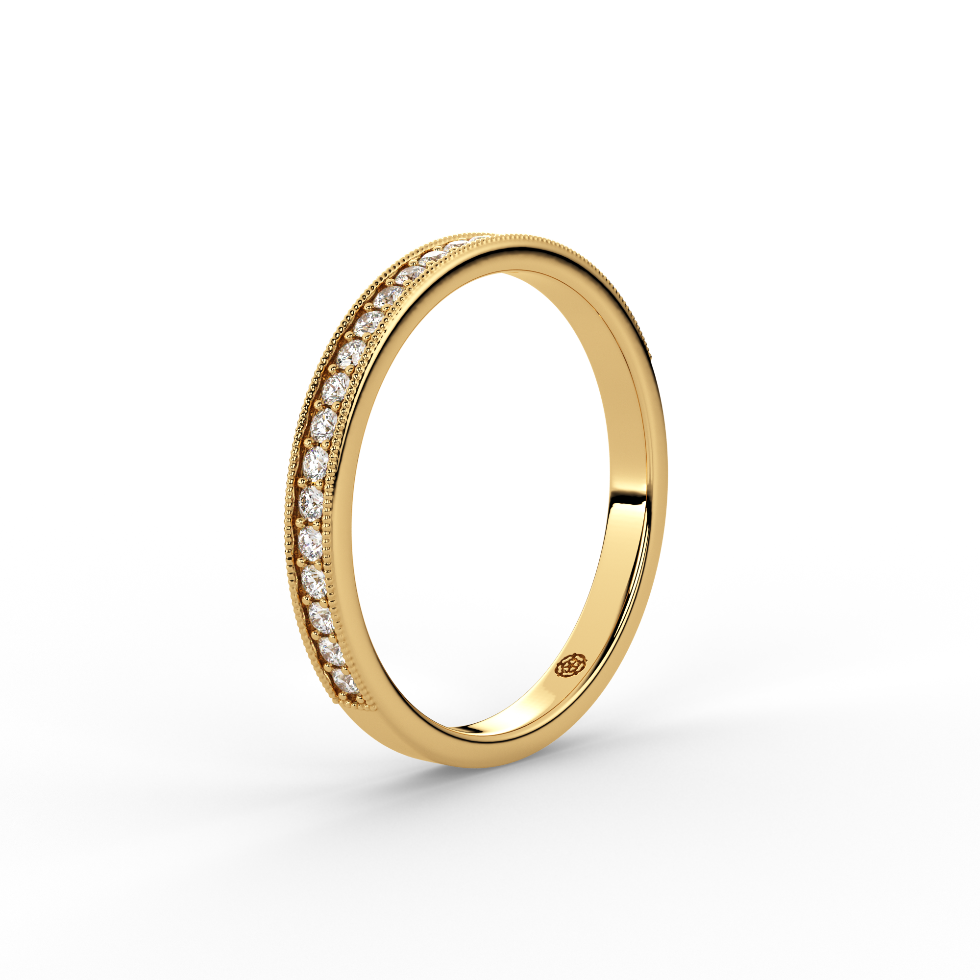 0.15ct - 2.20mm Marygate Diamond Wedding Ring from Michael Isaac York #metal_gold