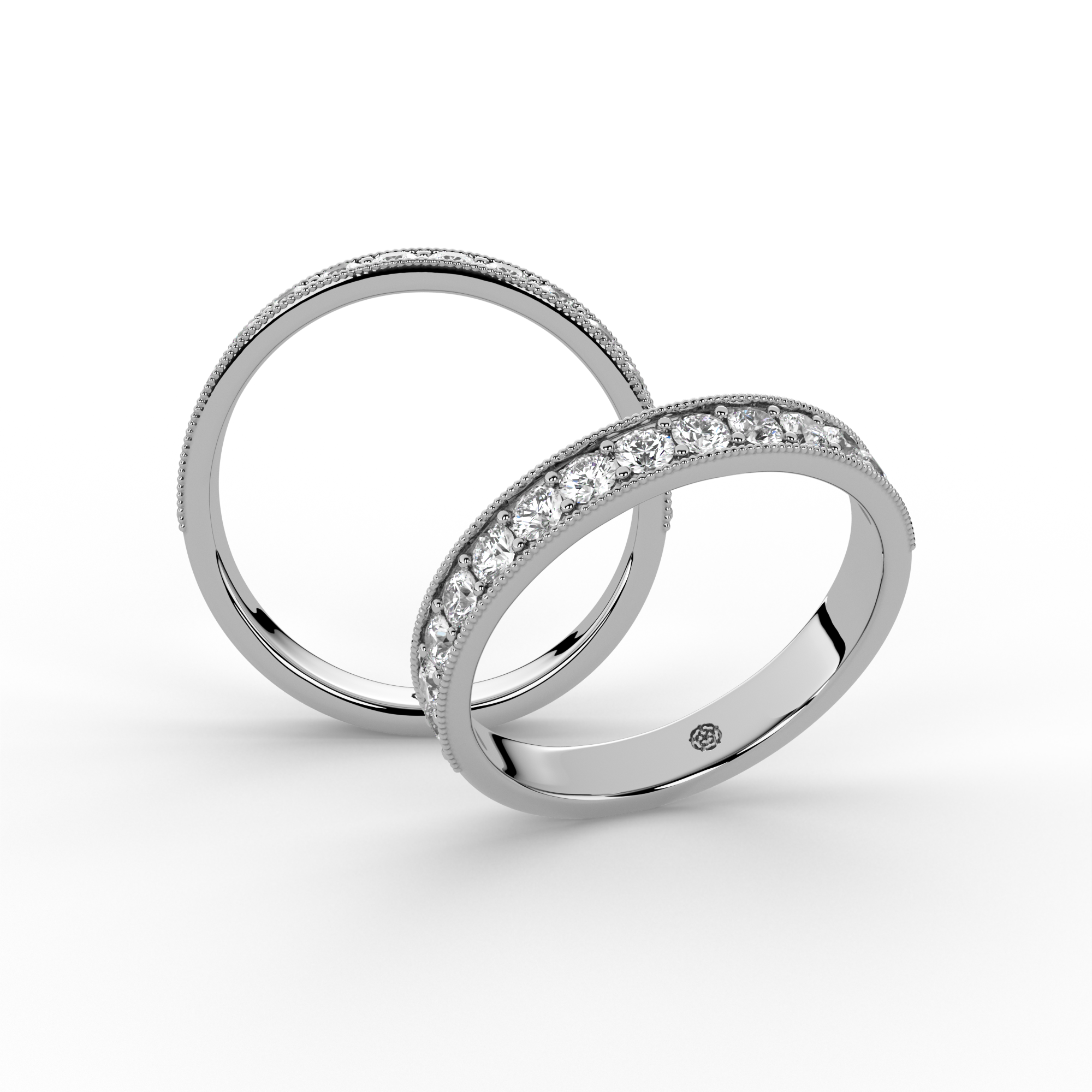 0.50ct - 3.10mm Marygate Diamond Wedding Ring from Michael Isaac York #metal_platinum