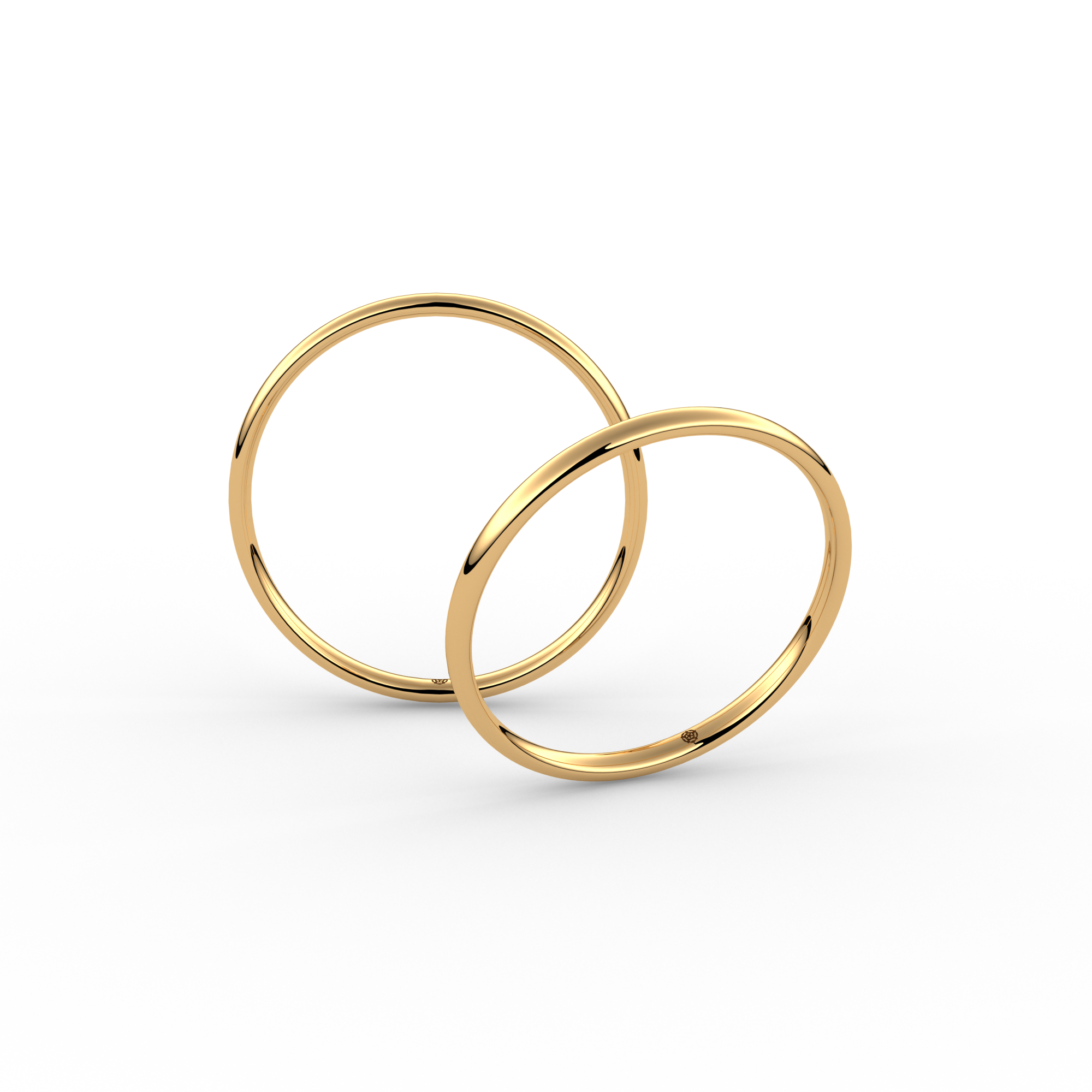 Traditional Court Wedding Ring #metal_gold
