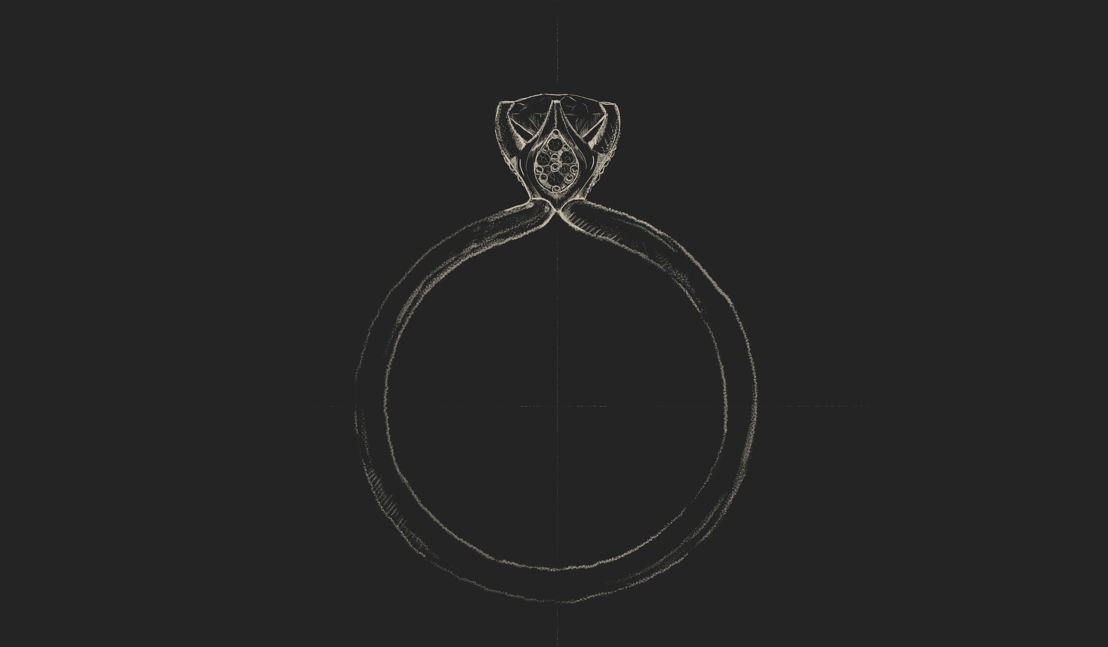designer engagement rings york sketch