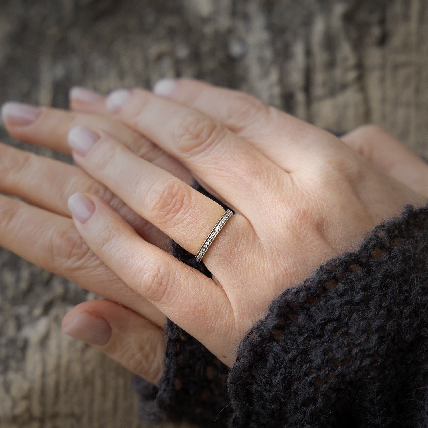 0.15ct — 2.20mm Marygate Diamond Eternity Ring from Michael Isaac York #metal_platinum