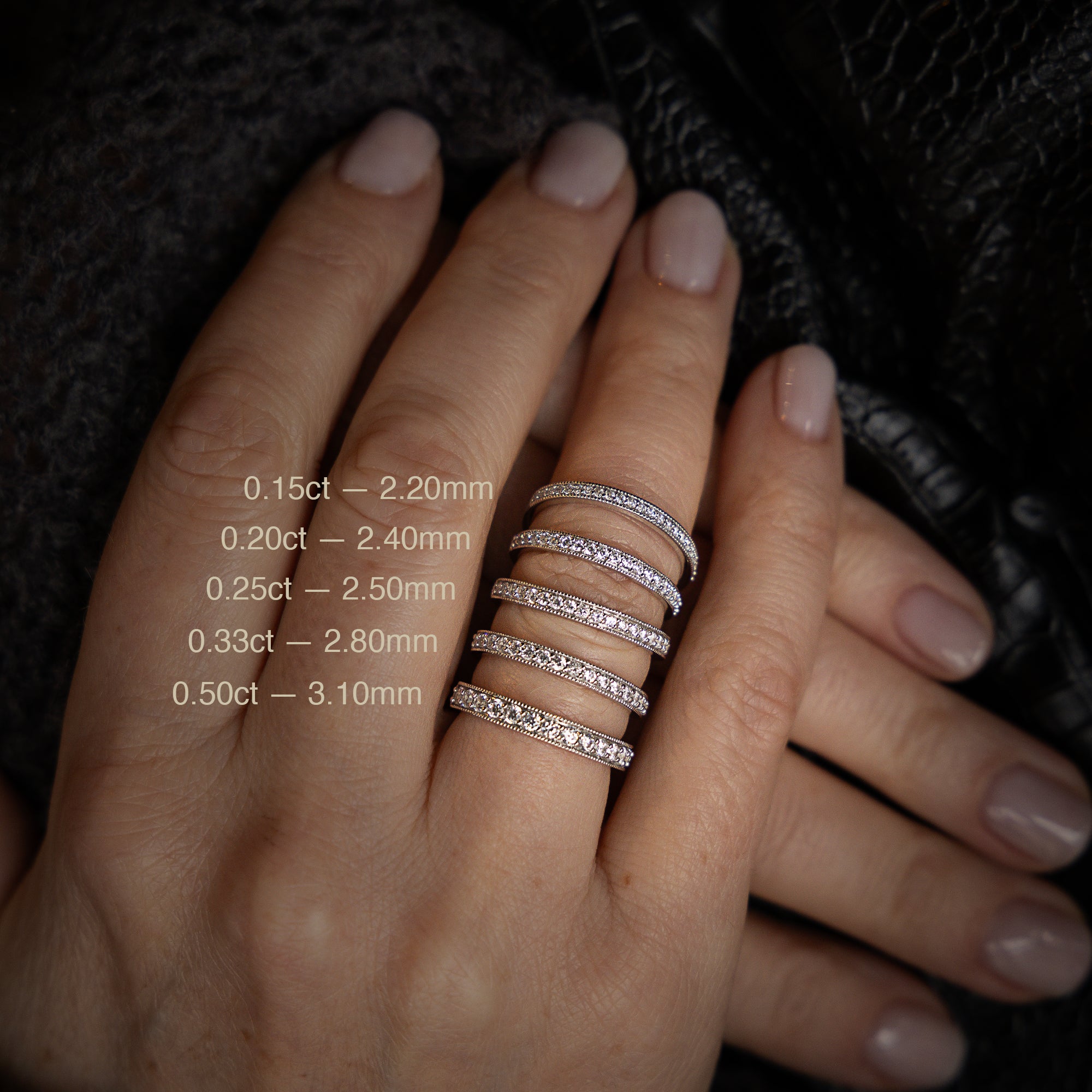 Marygate Round Brilliant Cut Diamond Rings from Michael Isaac York #metal_platinum