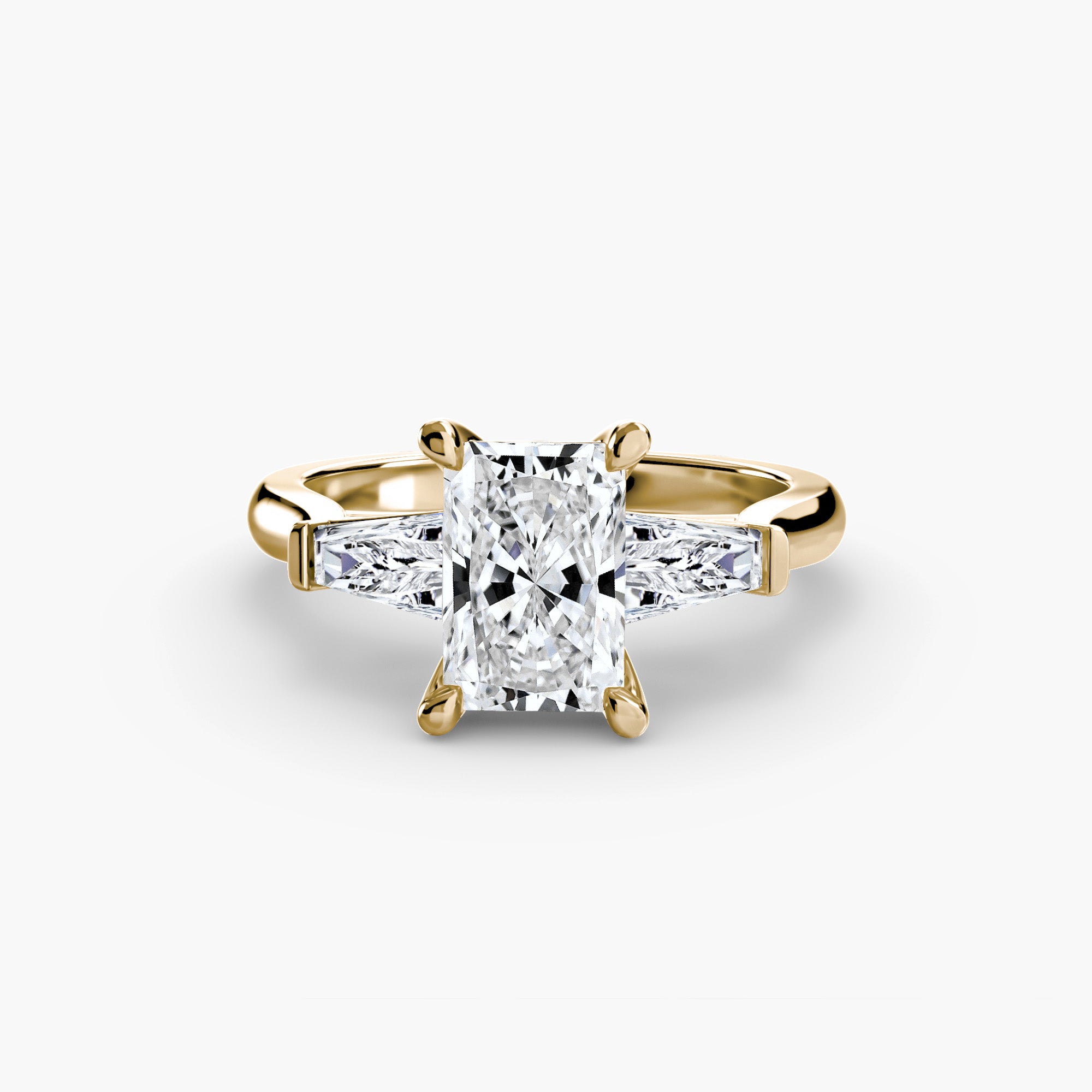 Three-Stone Ring (Baguette Side Stones) 2 *