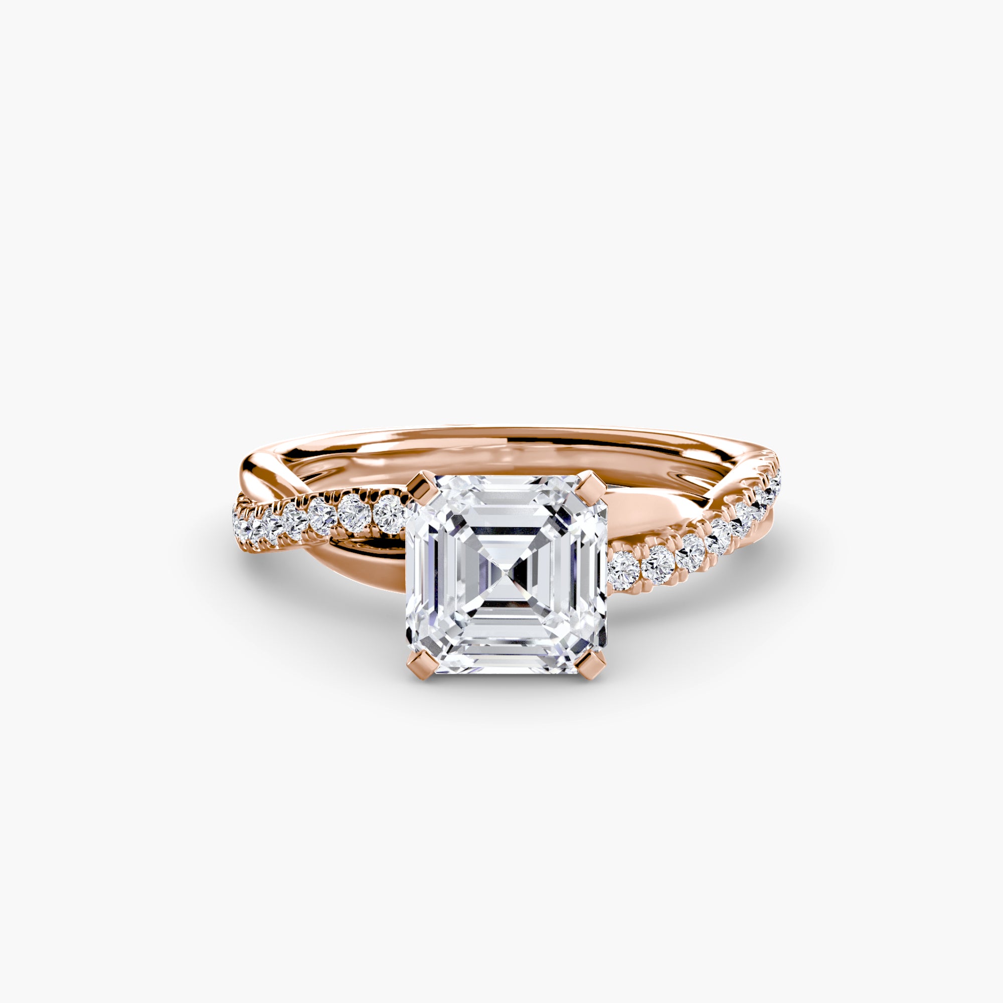 The Emerald Twist Pavé Ring *