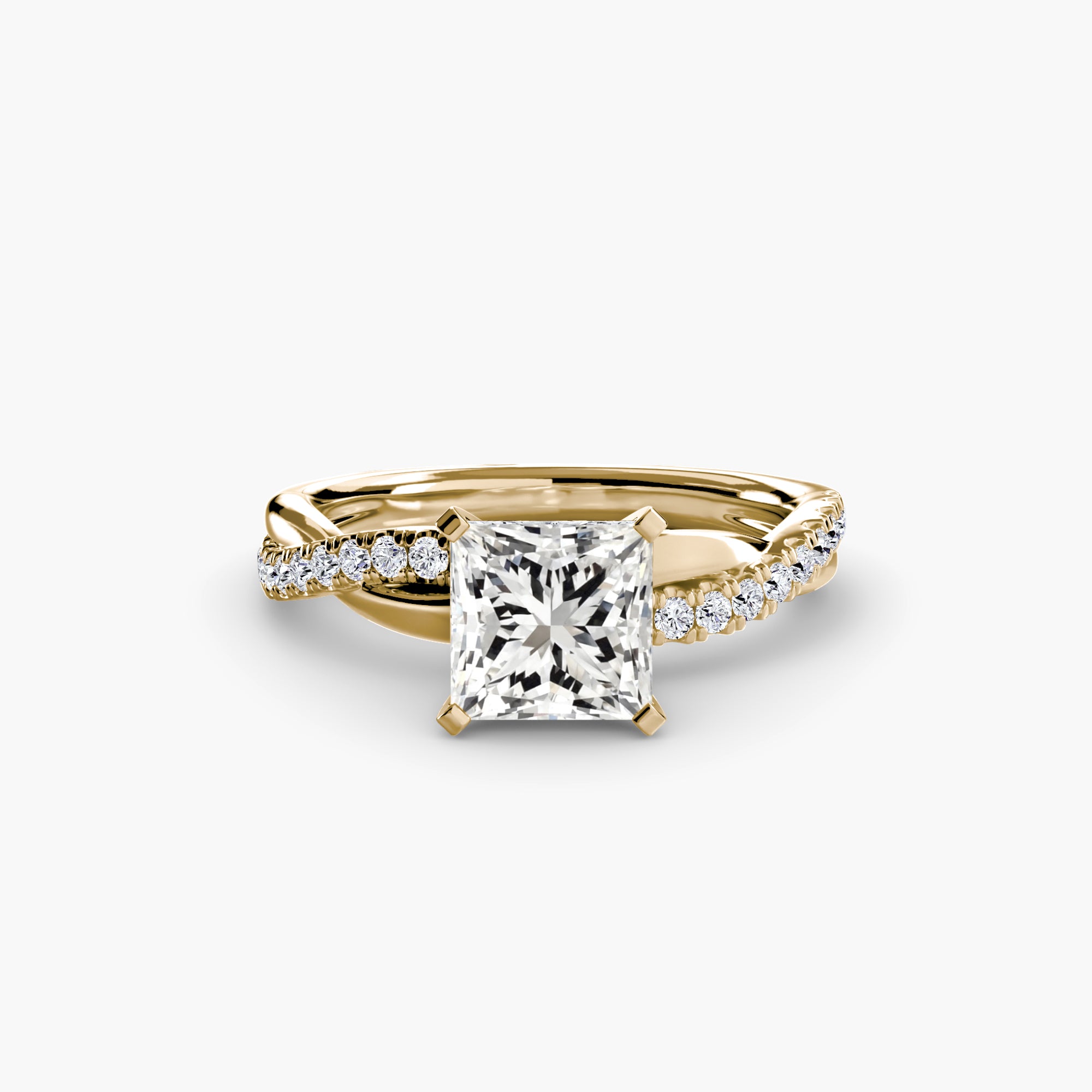 The Emerald Twist Pavé Ring *