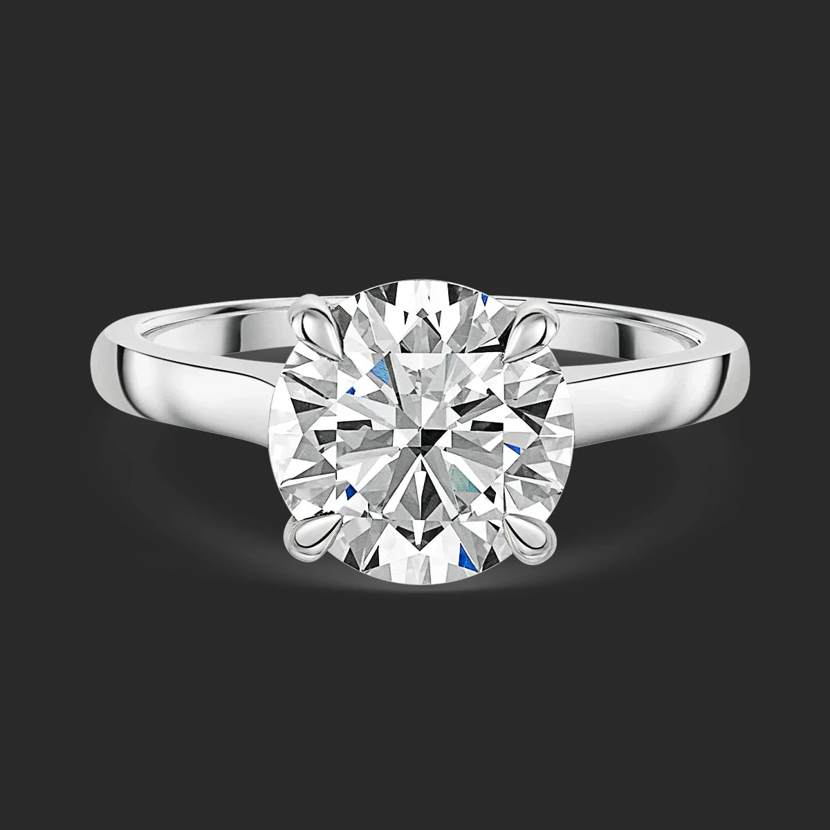 Bootham №1 Round Engagement Ring from Michael Isaac #metal_platinum