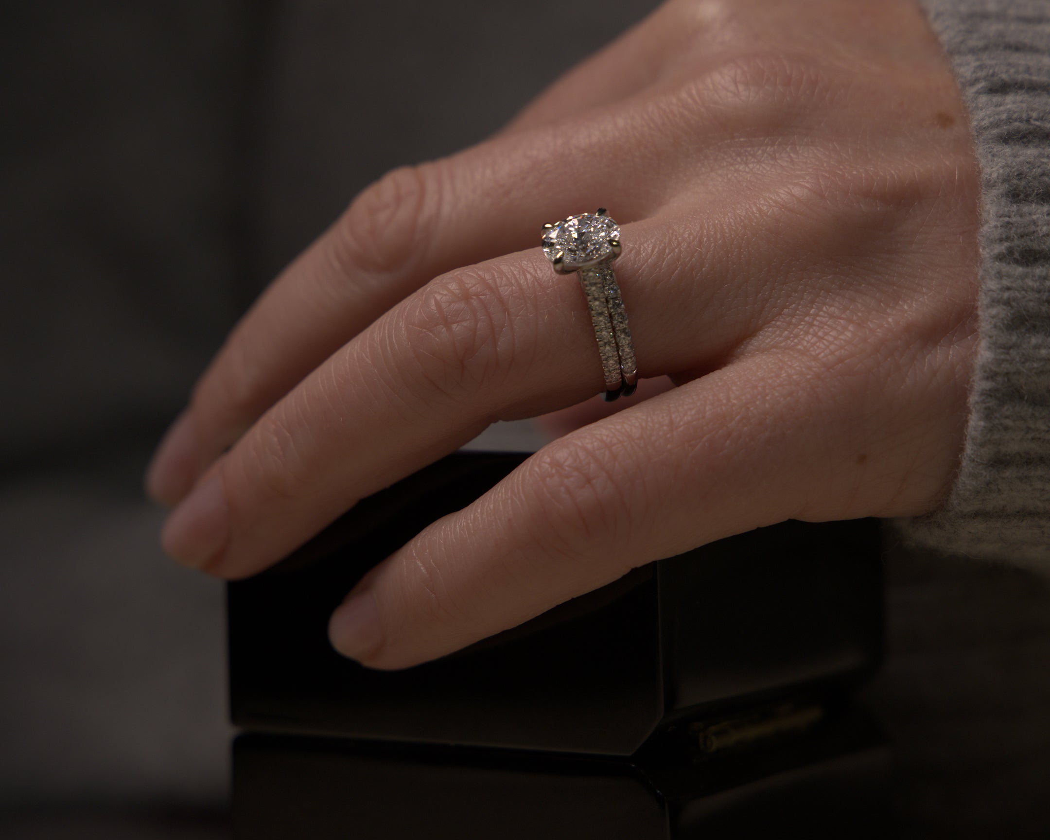 Personalised engagement ring sketch at Michael Isaac York