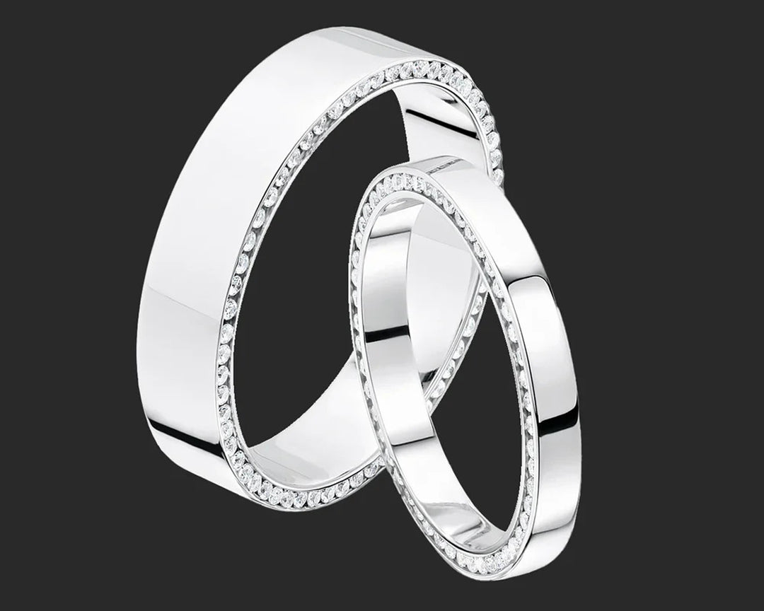 Handmade bespoke wedding rings created in York