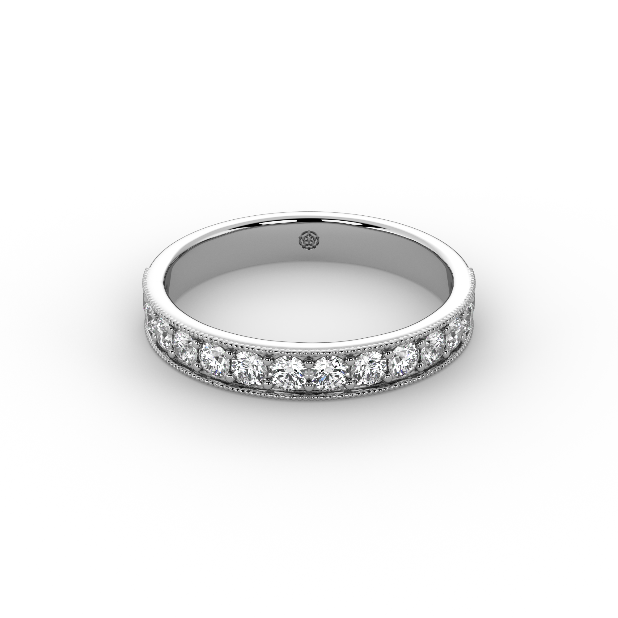 0.50ct - 3.10mm Marygate Diamond Wedding Ring from Michael Isaac York #metal_platinum