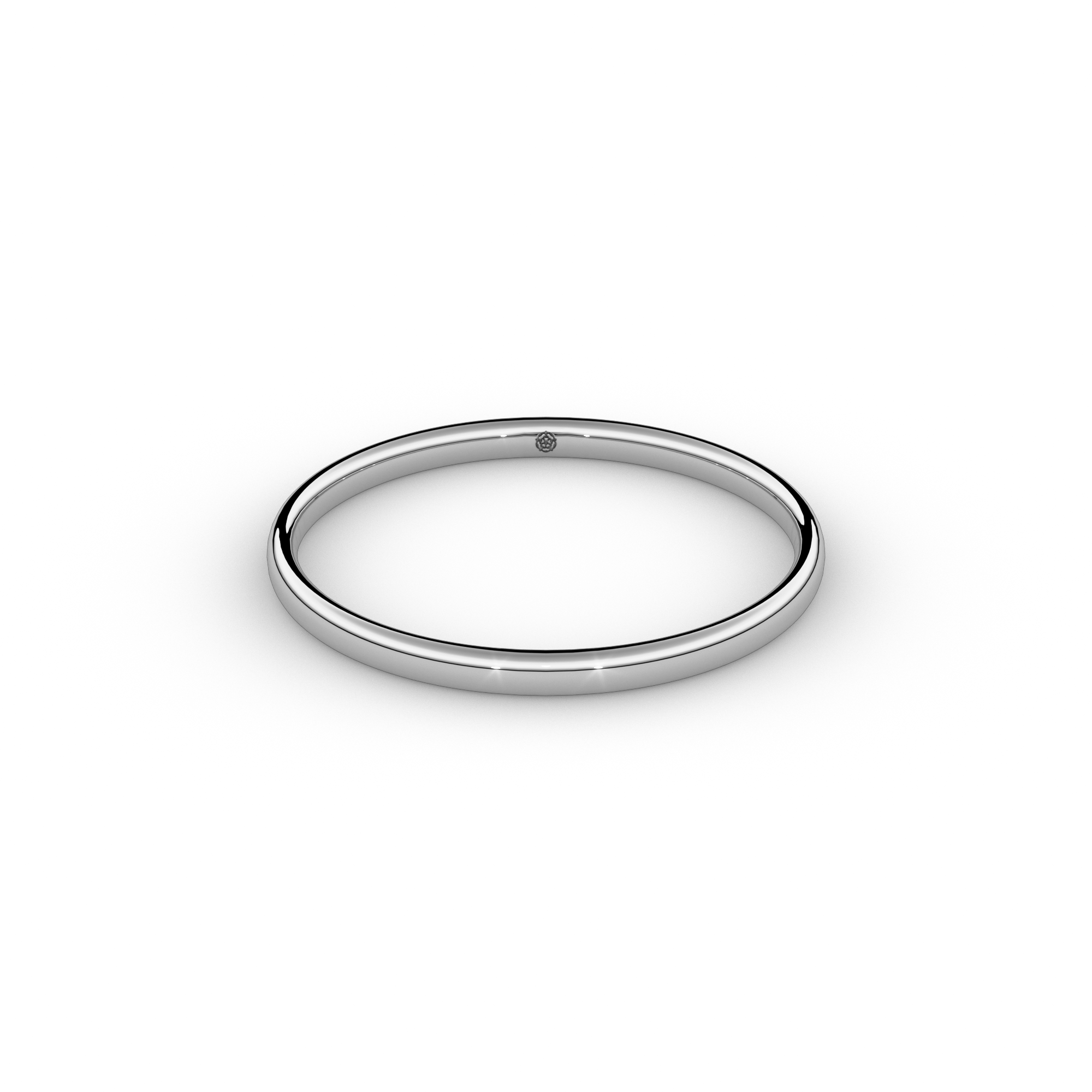 Traditional Court Wedding Ring #metal_platinum