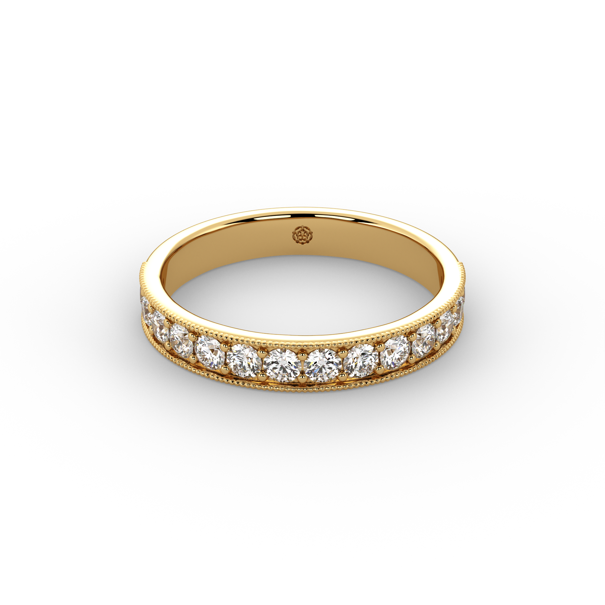 0.50ct - 3.10mm Marygate Diamond Wedding Ring from Michael Isaac York #metal_gold