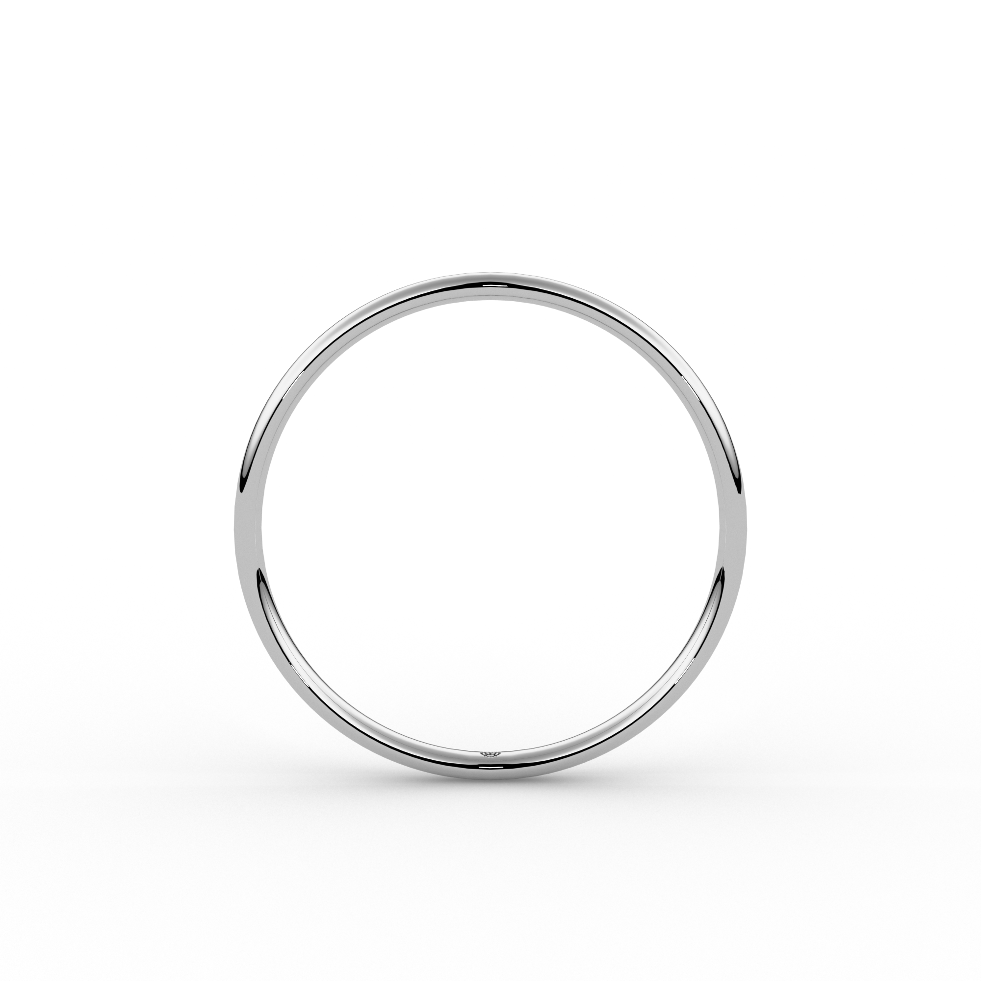 Traditional Court Wedding Ring #metal_platinum