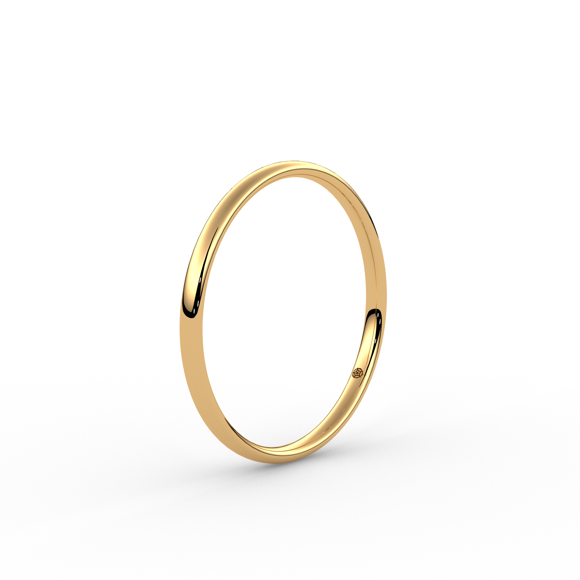 Traditional Court Wedding Ring #metal_gold