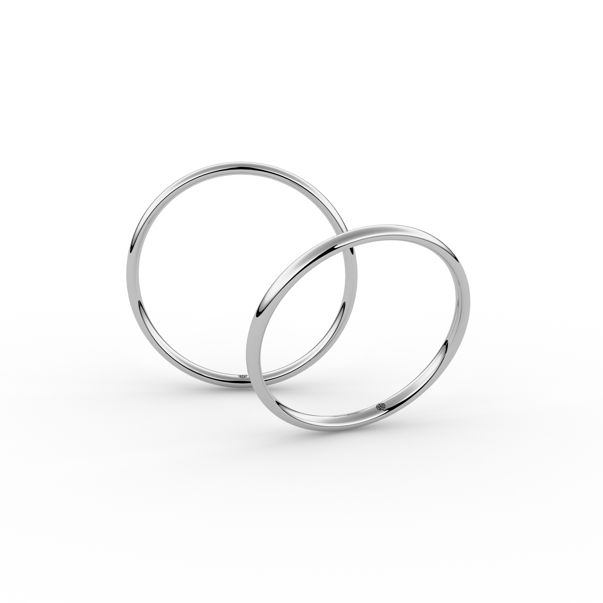 Traditional Court Wedding Ring #metal_platinum