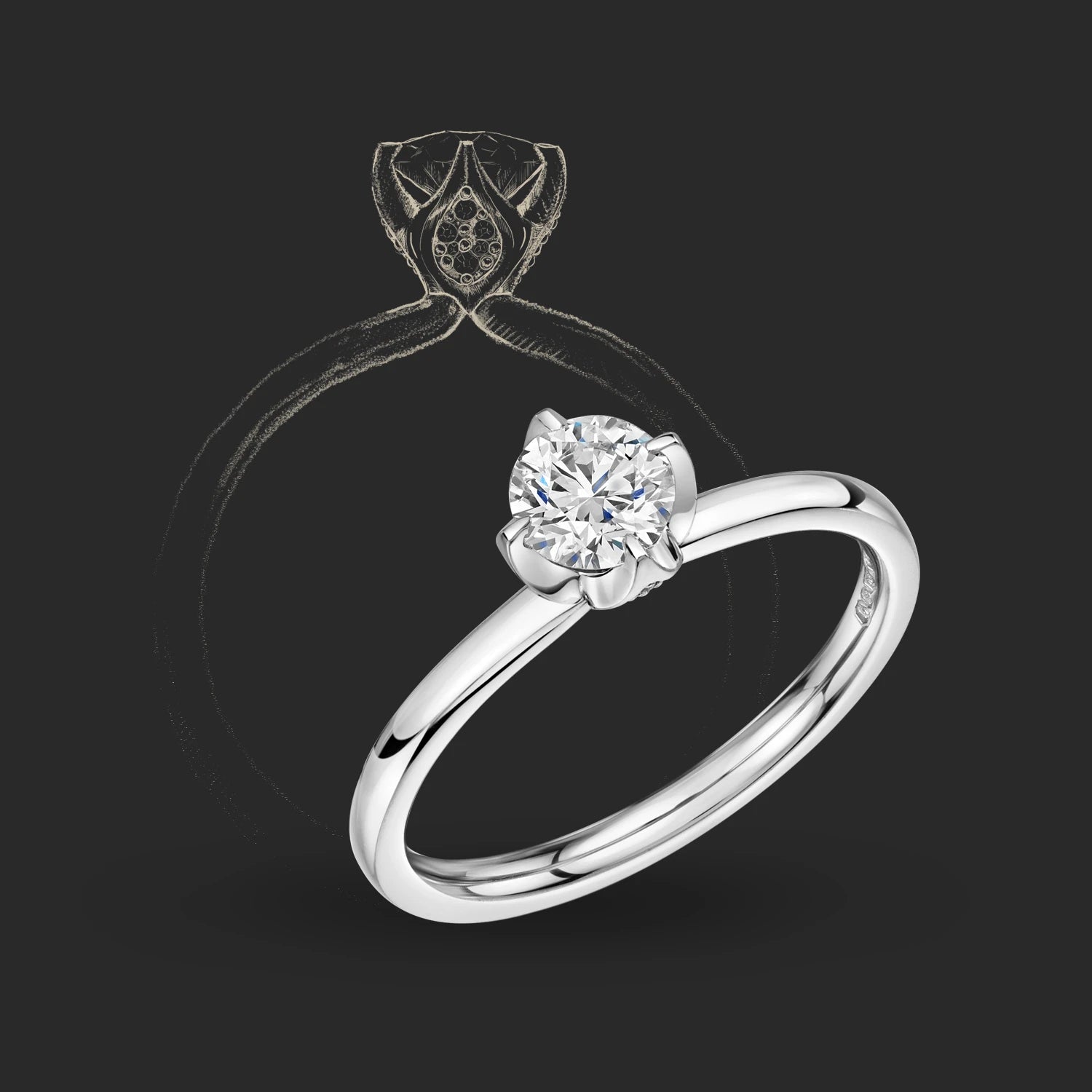 Engagement Ring from Jeweller in York, UK