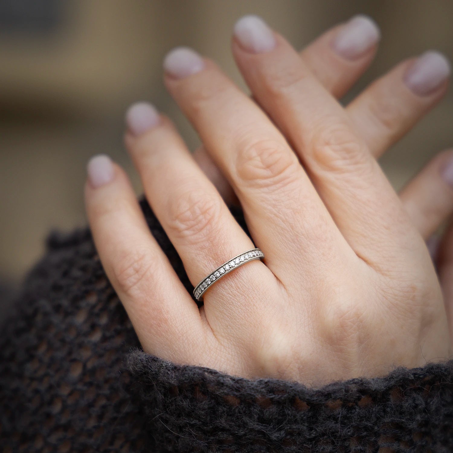 0.25ct - 2.50mm Marygate Diamond Eternity Ring from Michael Isaac York #metal_platinum
