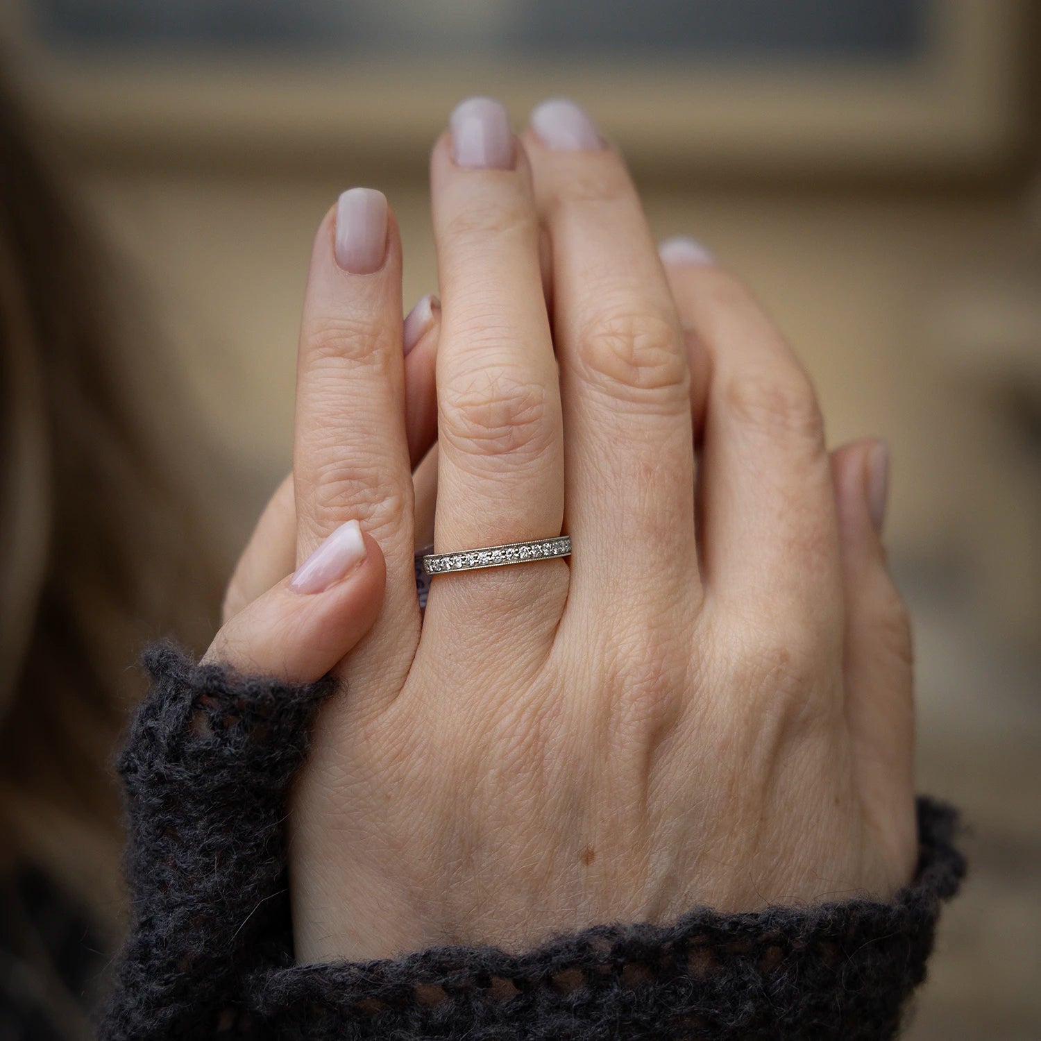 0.33ct — 2.80mm Marygate Diamond Eternity Ring from Michael Isaac York #metal_platinum
