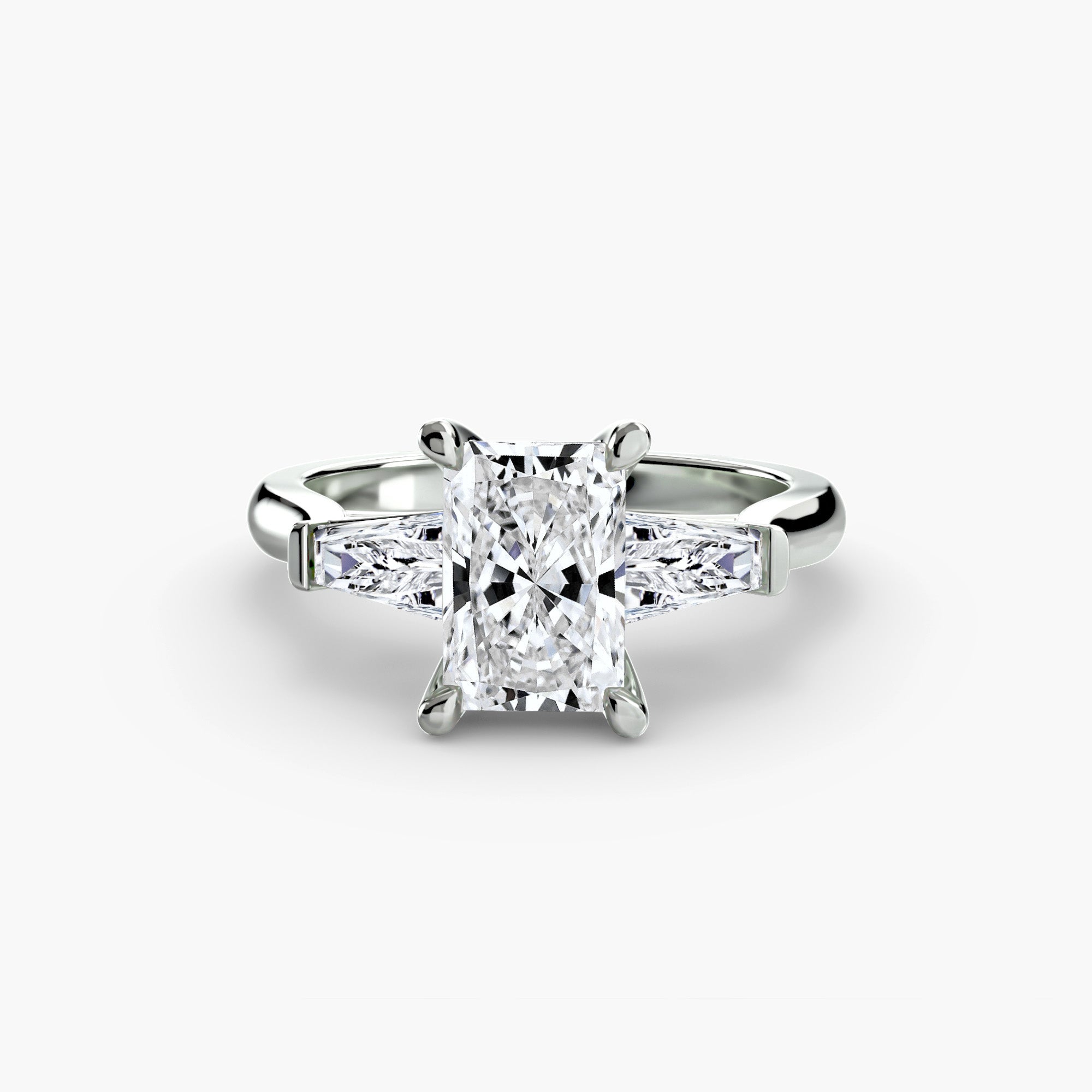 Three-Stone Ring (Baguette Side Stones) 2 *