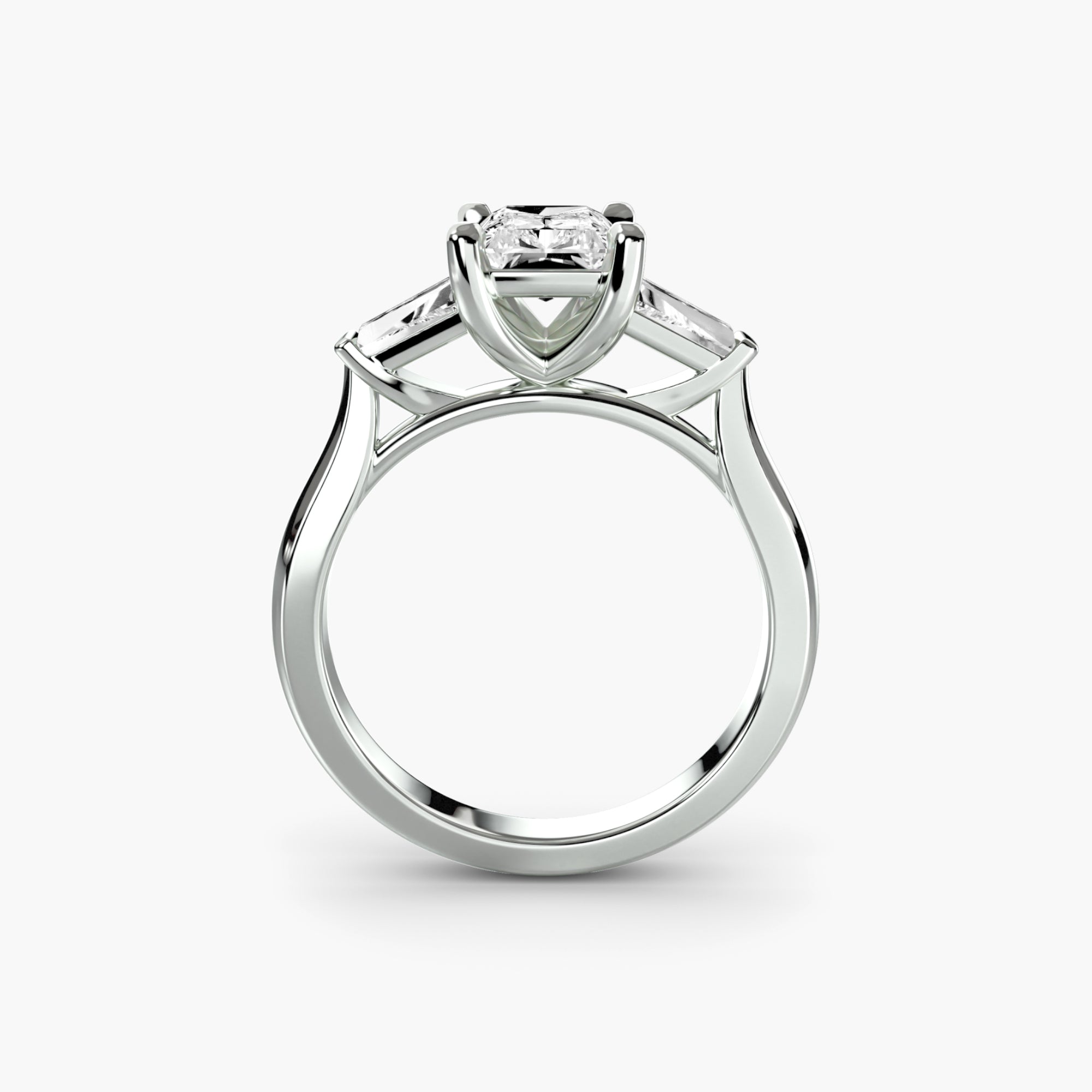 Three-Stone Ring (Baguette Side Stones) 2 *