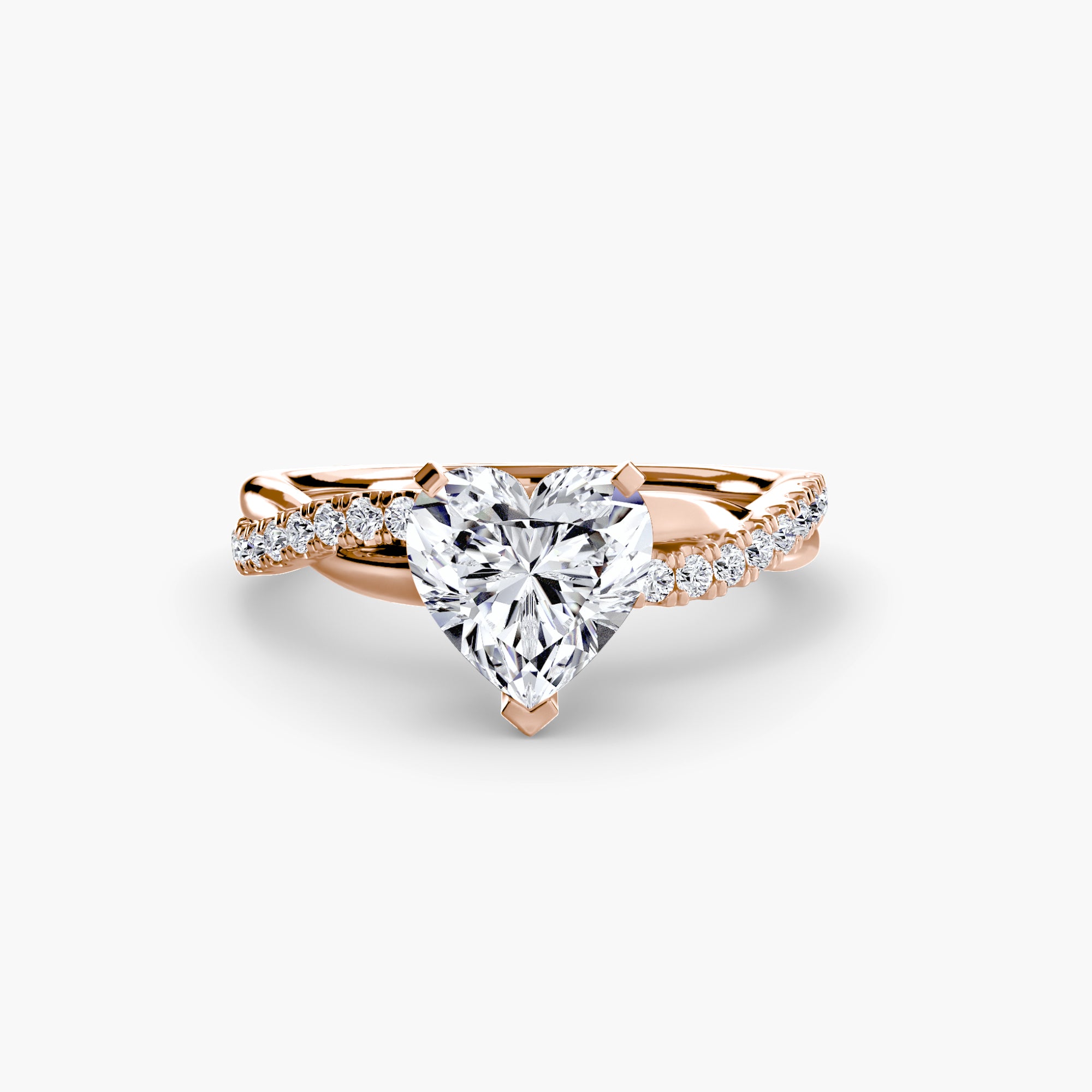 The Emerald Twist Pavé Ring *