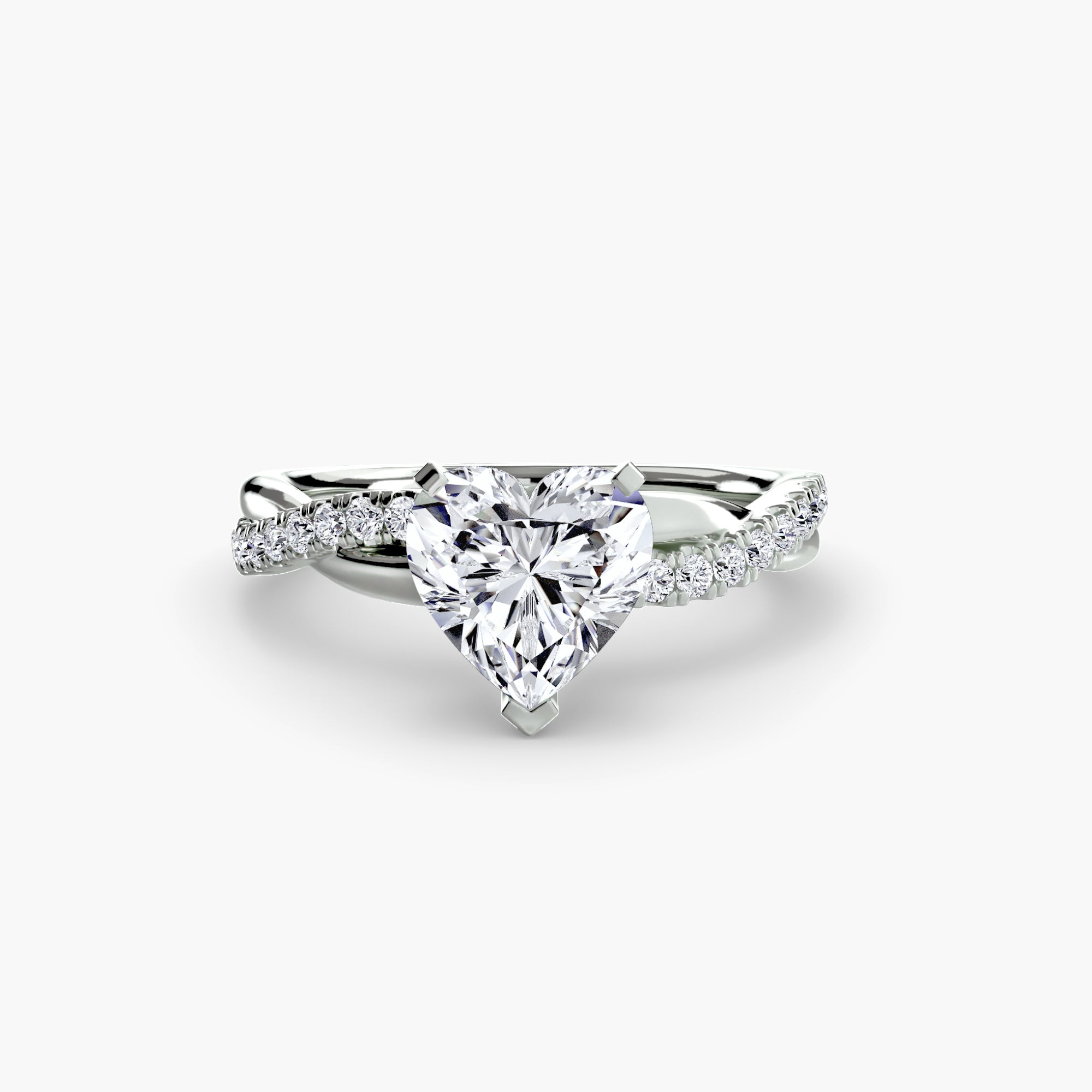 The Emerald Twist Pavé Ring *