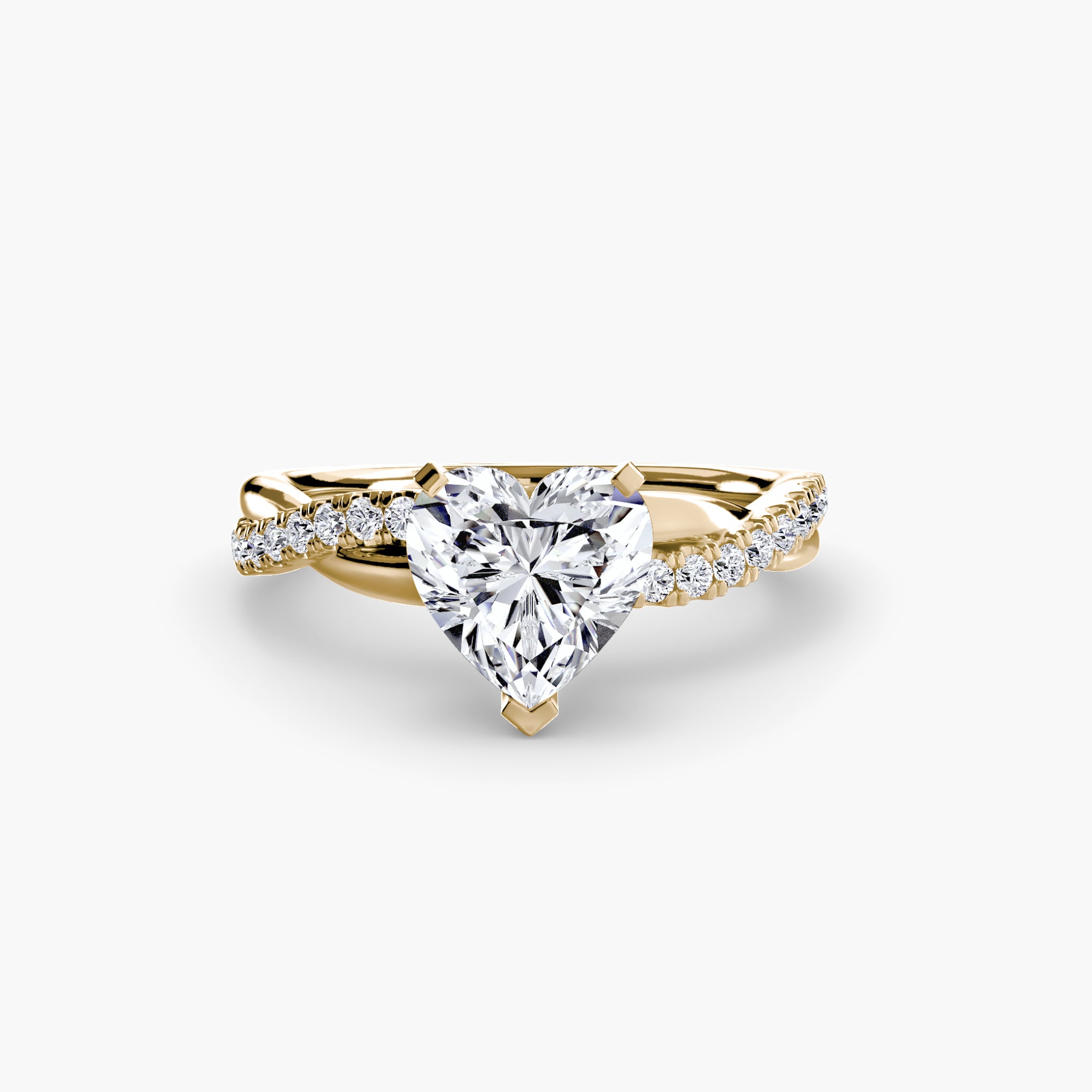 The Emerald Twist Pavé Ring *