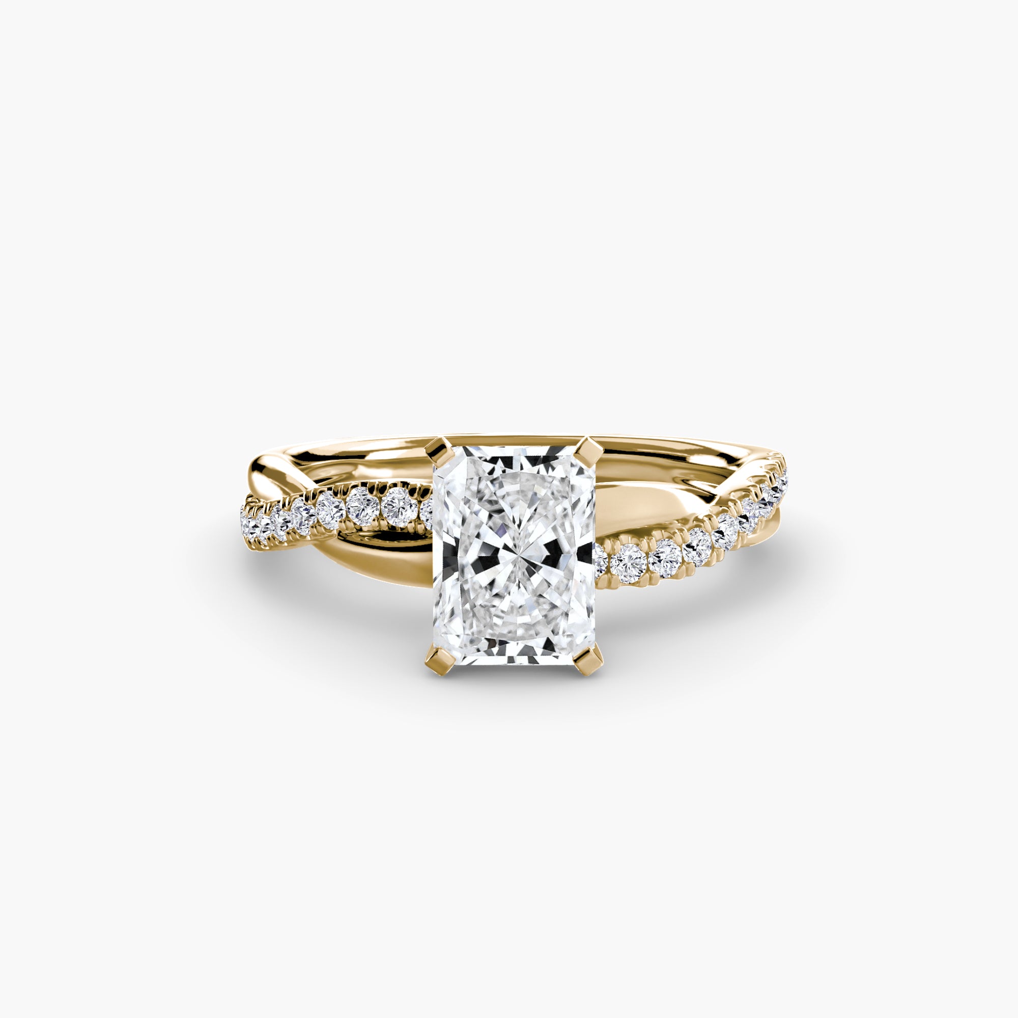 The Emerald Twist Pavé Ring *