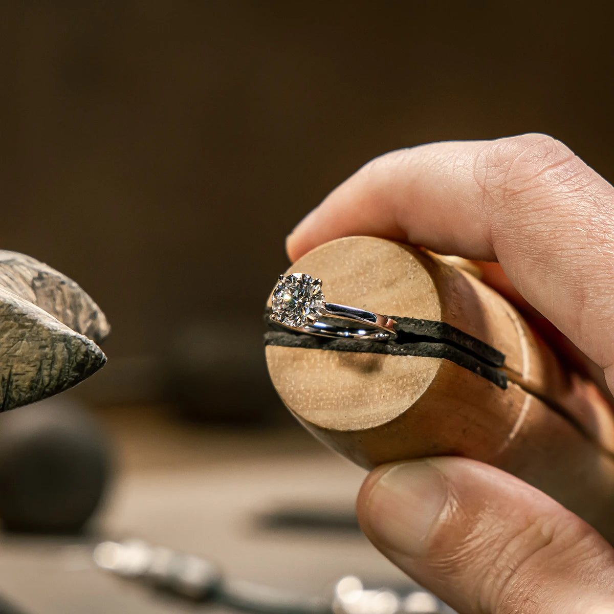 Bootham №1 Round Engagement Ring from Michael Isaac #metal_platinum