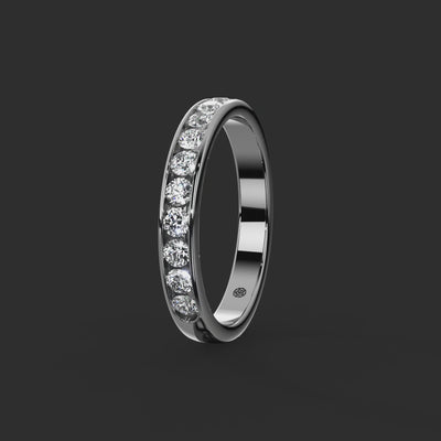 0.50ct — 3.00mm Rosendale Round Brilliant Cut Diamond Ring from Michael Isaac York  360-drag #metal_platinum