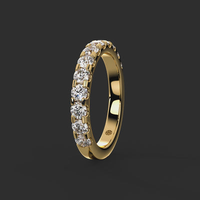 1.00ct - 2.90mm Petergate Diamond Wedding Ring from Michael Isaac York  360-drag #metal_gold