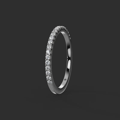 0.20ct - 1.50mm Petergate Diamond Eternity Ring from Michael Isaac York  360-drag #metal_platinum