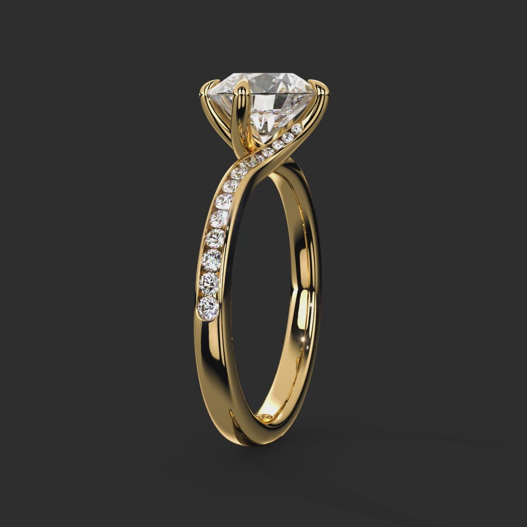 Ebor Engagement Ring #metal_gold #360-drag