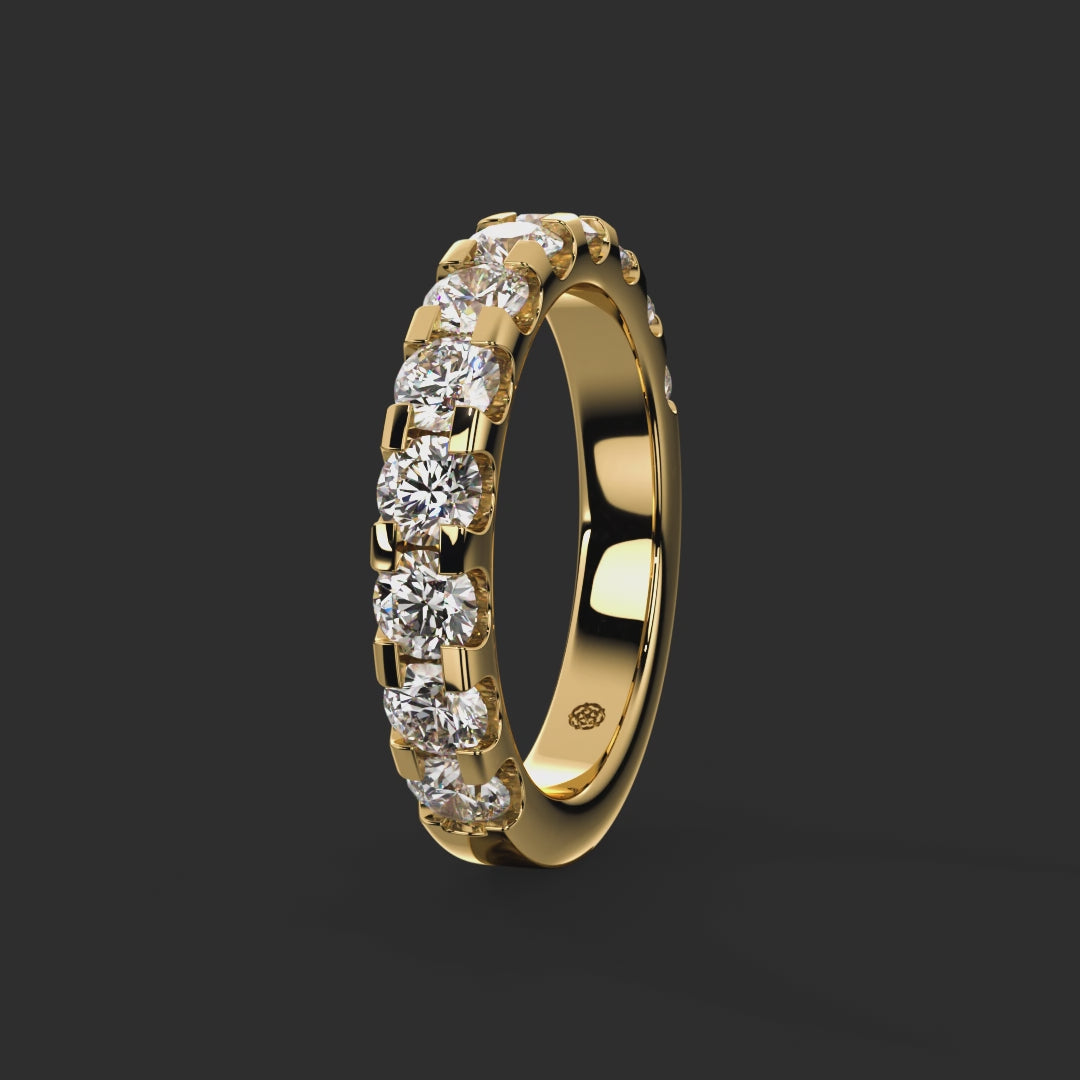 1.50ct - 3.60mm Petergate Diamond Eternity Ring from Michael Isaac York  360-drag #metal_gold