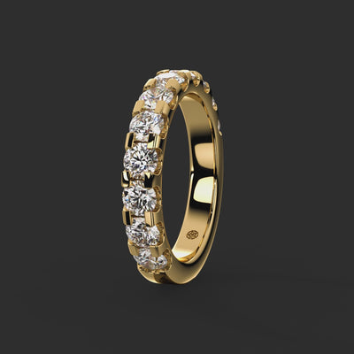 1.50ct - 3.60mm Petergate Diamond Eternity Ring from Michael Isaac York  360-drag #metal_gold