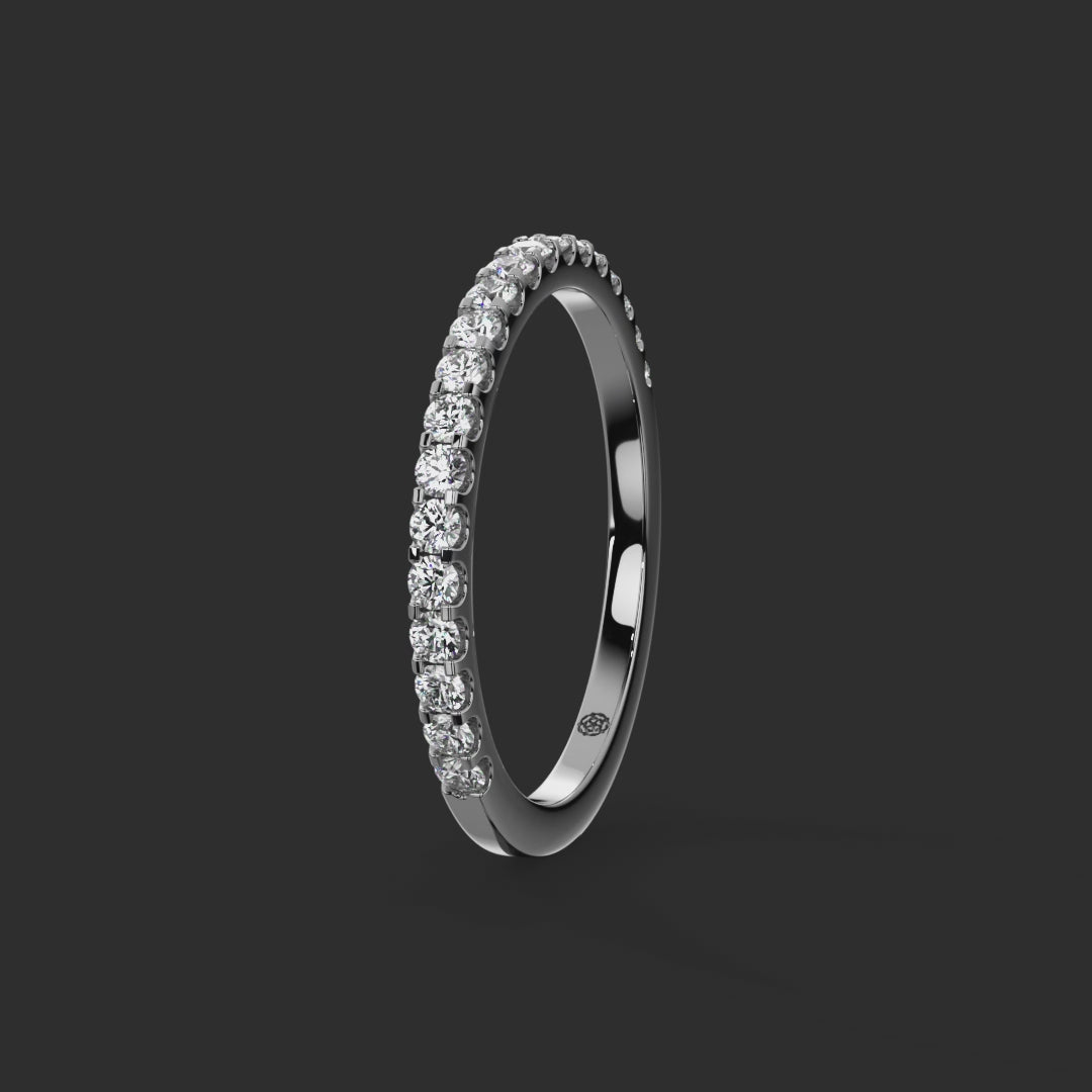 0.33ct - 1.70mm Petergate Diamond Eternity Ring from Michael Isaac York  360-drag #metal_platinum