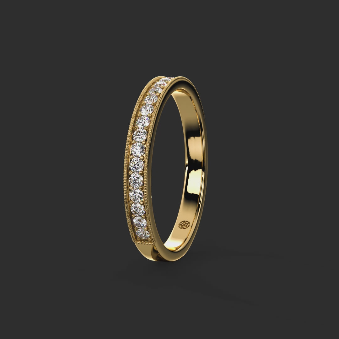 0.25ct - 2.50mm Marygate Diamond Eternity Ring from Michael Isaac York  360-drag #metal_gold