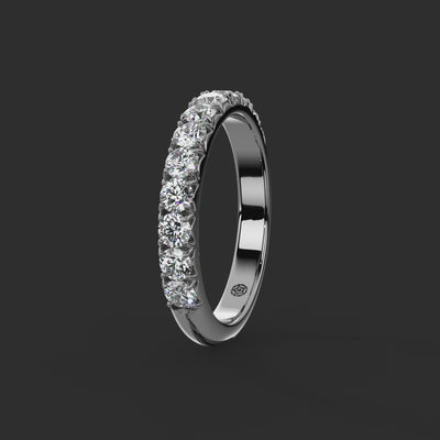 0.75ct - 2.90mm Stonegate Diamond Eternity Ring from Michael Isaac York  360-drag #metal_platinum