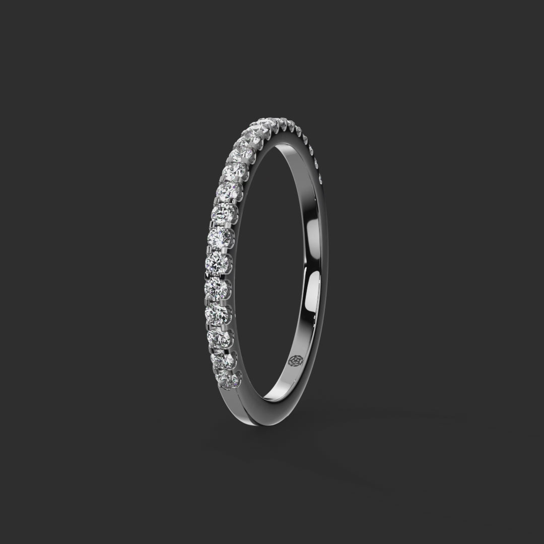 0.25ct - 1.60mm Petergate Diamond Wedding Ring from Michael Isaac York  360-drag #metal_platinum