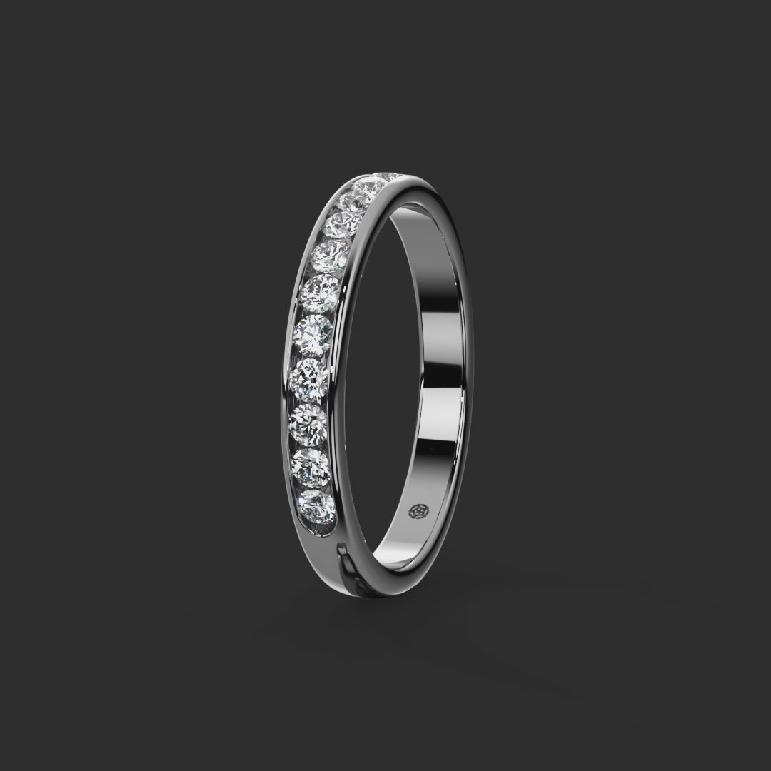 0.33ct — 2.70mm Rosendale Round Brilliant Cut Diamond Ring from Michael Isaac York  360-drag #metal_platinum