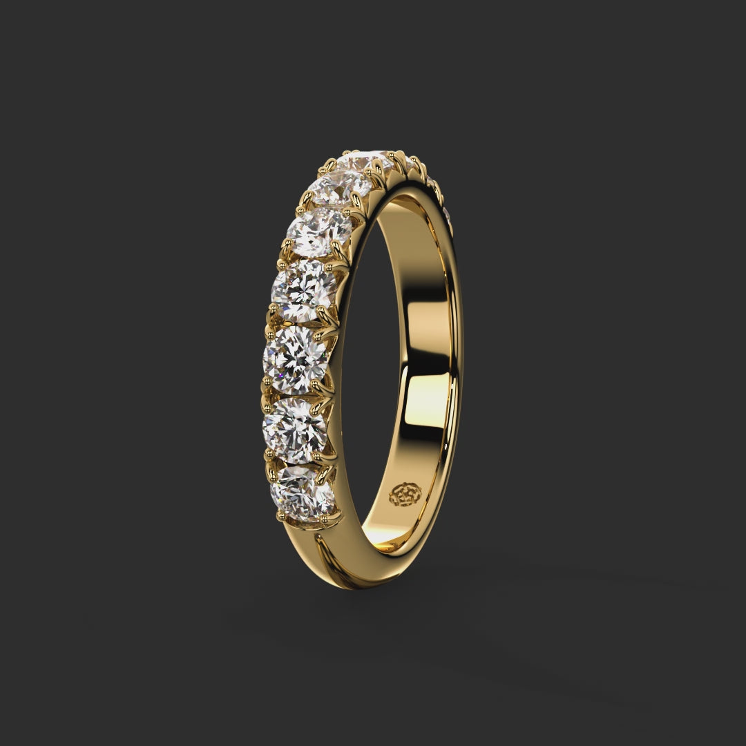 1.00ct - 3.40mm Stonegate Diamond Wedding Ring from Michael Isaac York  360-drag #metal_gold 