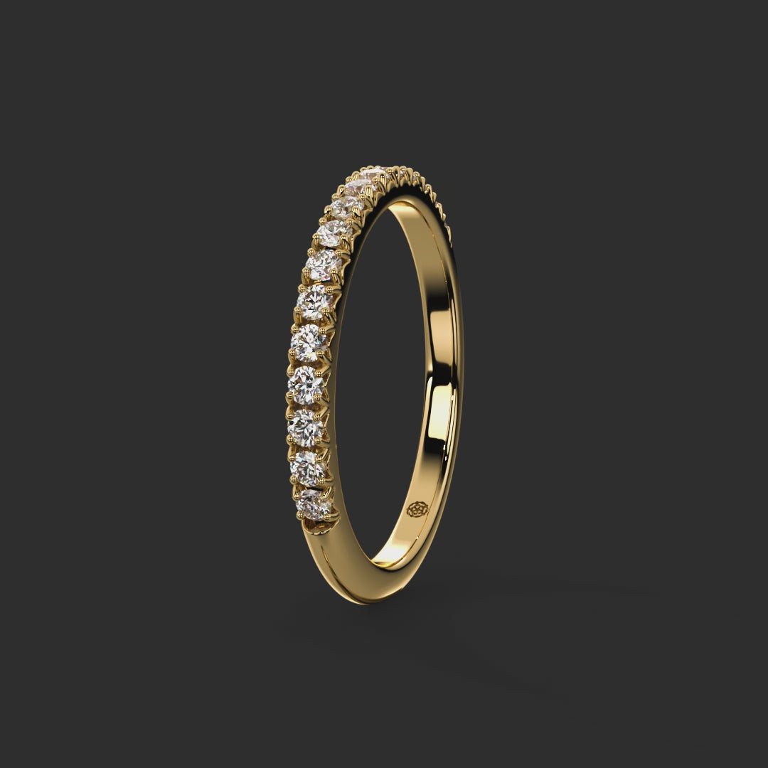 0.25ct - 1.90mm Stonegate Diamond Wedding Ring from Michael Isaac York  360-drag #metal_gold