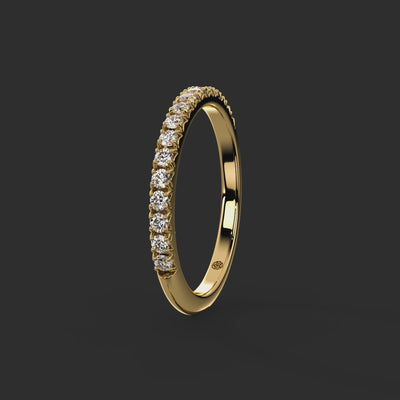 0.25ct - 1.90mm Stonegate Diamond Wedding Ring from Michael Isaac York  360-drag #metal_gold