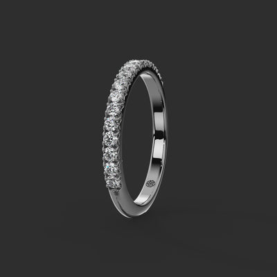 0.33ct - 2.10mm Stonegate Diamond Eternity Ring from Michael Isaac York  360-drag #metal_platinum