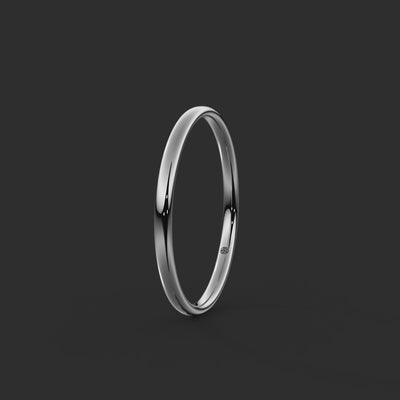 Traditional Court Wedding Ring 1.5mm  360-drag #metal_platinum