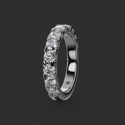 1.50ct - 3.60mm Petergate Diamond Eternity Ring from Michael Isaac York  360-drag #metal_platinum