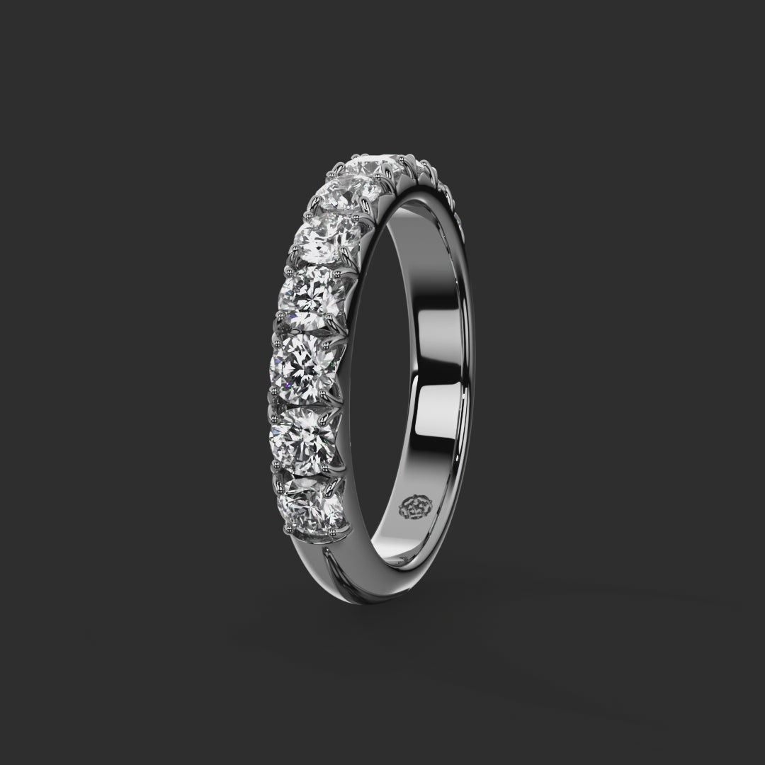 1.00ct - 3.40mm Stonegate Diamond Wedding Ring from Michael Isaac York  360-drag #metal_platinum