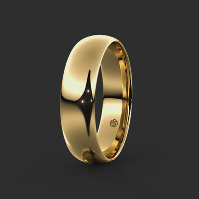 Soft Court Bespoke Wedding Ring from Michael Isaac York 360-drag  #metal_gold