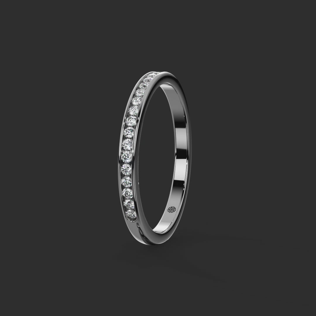 0.15ct - 2.00mm Rosendale Round Brilliant Cut Diamond Ring from Michael Isaac York  360-drag #metal_platinum